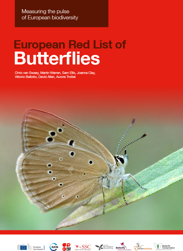 Publication de la European Red List of Butterflies 2025